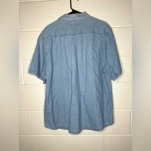 < Vintage Saddlebred Denim Men's Button Down > - Picture 3 of 3